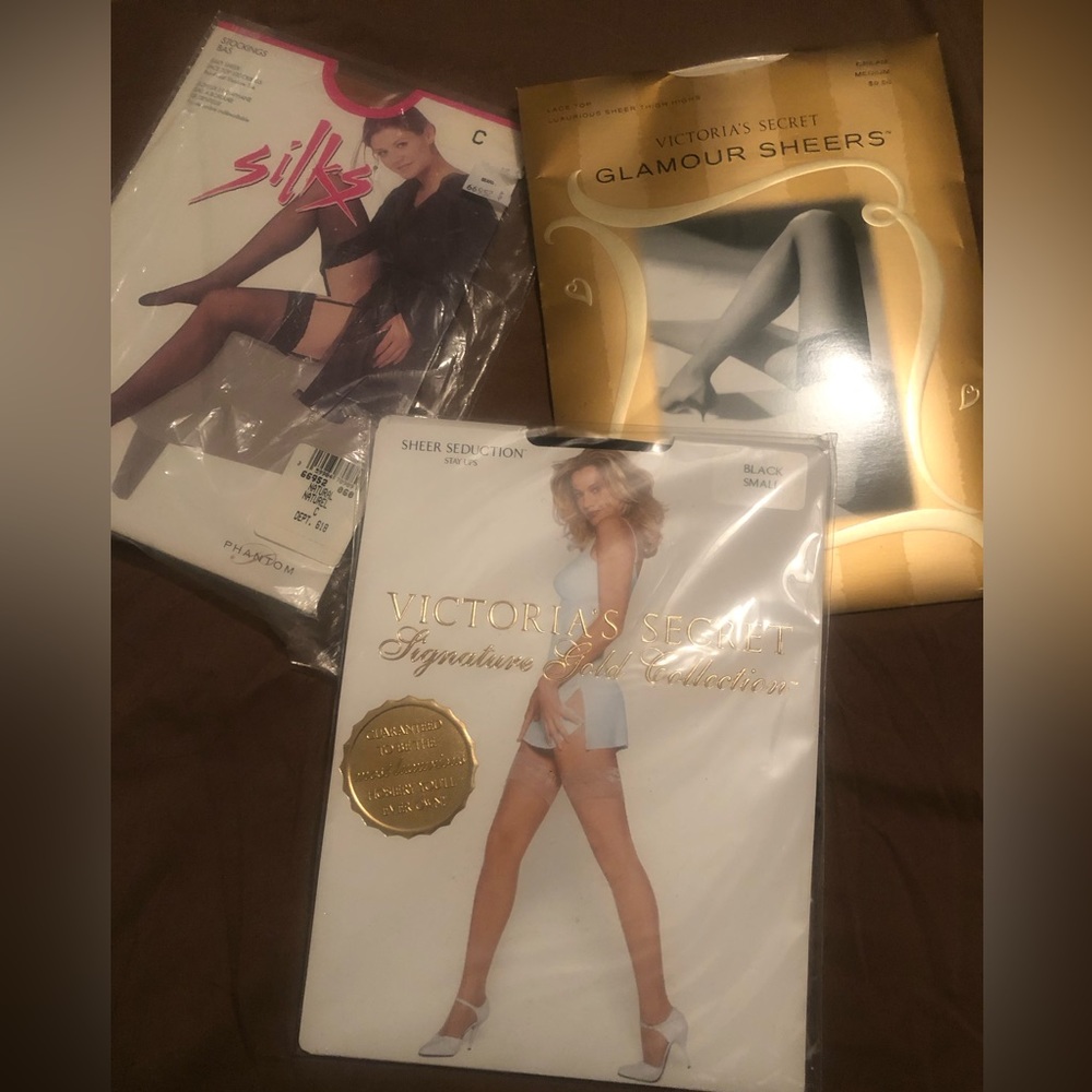 Victoria Secret and Silks Stocking /Stay ups